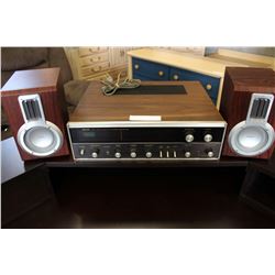 NIKKO STA-4010 RECEIVER AND TWO SPEAKERS