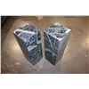 Image 1 : TWO GREEN PEDESTLES