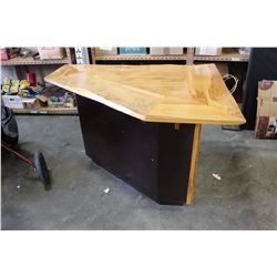 LARGE WOOD LIVE EDGE KITCHEN ISLAND
