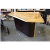 Image 1 : LARGE WOOD LIVE EDGE KITCHEN ISLAND