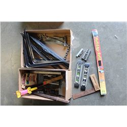 TWO BOXES OF AUTOMOTIVE AND SHOP SUPPLIES