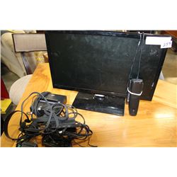 SAMSUNG 22 INCH TV AND YOBO GAME SYSTEM