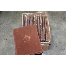 BOX OF NEW PHOTO ALBUMS