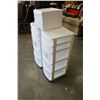 Image 2 : TWO ROLLING STERILITE 5-DRAWER ORGANIZERS
