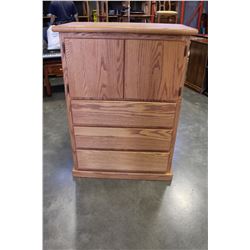 OAK HIGHBOY DRESSER