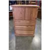 Image 1 : OAK HIGHBOY DRESSER