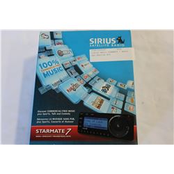 SIRIUS RADIO STARMATE 7 RADIO AND VEHICLE KIT