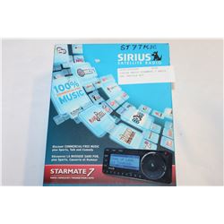 SIRIUS RADIO STARMATE 7 RADIO AND VEHICLE KIT