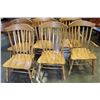 Image 1 : SET OF 6 PINE DINING CHAIRS