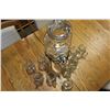 Image 2 : LOT OF MASON JAR MUGS AND DISPENSER