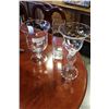 Image 1 : THREE GLASS ESTATE VASES