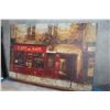 Image 1 : LARGE CANVAS CAFE PRINT