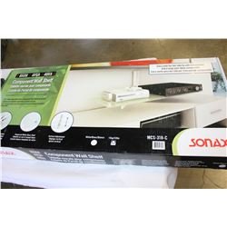 SONAC 35 1/2 INCH ADJUSTABLE COMPONENT WALL SHELVING SYSTEM