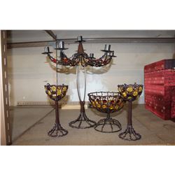 METAL AND BEAD DECORATIVE PIECES