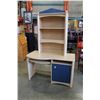 Image 1 : MAPLE FINISH DESK WITH HUTCH