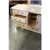 Image 3 : MAPLE FINISH DRESSER WITH MIRROR