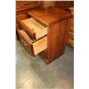Image 2 : PAIR OF WALNUT 3-DRAWER NIGHTSTANDS