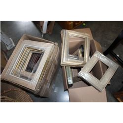 TWO BOXES OF PICTURE FRAMES