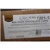 Image 2 : BOX OF FOLEYS DARK CHOCOLATE CHIPS 12 KILOGRAMS