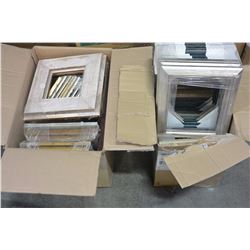 TWO BOXES OF PICTURE FRAMES