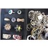 Image 2 : CASE OF ESTATE RINGS AND JEWELLRY