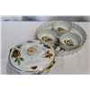 Image 1 : ROYAL WORCESTER EVESHAM LIDDED CASSEROLE AND QUICHE DISHES