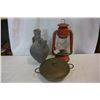 Image 1 : LANTERN JUG AND COPPER BOWL