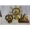 Image 1 : THREE BRASS SHIP BELLS