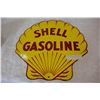 Image 1 : ENAMEL SHELL GASOLINE SIGN