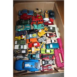 TRAY OF TOY CARS