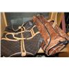 Image 1 : LEATHER SUIT BAG AND LOUIS VITTON BAG