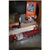 Image 1 : BOARD GAMES FIRE TRUCK AND ELEPHANT FIGURES