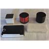 Image 1 : THREE BLUETOOTH SPEAKERS AND HANDS FREE DEVICE AND POWER BANK