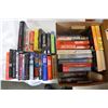 Image 1 : BOX OF SOFT AND HARDCOVER BOOKS
