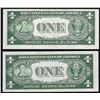 Image 2 : Lot of (2) 1935 $1 Silver Certificate Notes