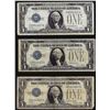 Image 1 : Lot of (3) 1928A $1 Silver Certificate Notes