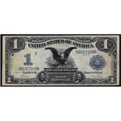 1899 $1 Black Eagle Silver Certificate Note