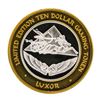 Image 1 : .999 Silver Luxor Las Vegas Nevada $10 Casino Limited Edition Gaming Token