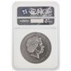 Image 2 : 2016 $10 Cook Islands Norse Gods Frigg Silver Coin NGC MS70 Antiqued