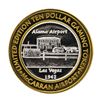 Image 1 : .999 Silver McCarran International Airport $10 Casino Limited Edition Gaming Tok