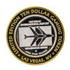 Image 2 : .999 Silver McCarran International Airport $10 Casino Limited Edition Gaming Tok