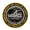 Image 2 : .999 Silver The Venetian Las Vegas Nevada $10 Casino Limited Edition Gaming Toke