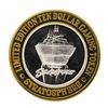 Image 1 : .999 Silver Stratosphere Las Vegas, NV $10 Casino Limited Edition Gaming Token