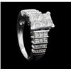 Image 4 : 14KT White Gold 2.09ctw Diamond Ring