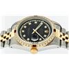 Image 8 : Rolex Mens Two Tone 14KT Yellow Gold Ruby and Diamond Datejust Wristwatch