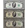 Image 1 : Lot of (3) 1934 & 1950 $10 Federal Reserve Notes