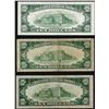 Image 2 : Lot of (3) 1934 & 1950 $10 Federal Reserve Notes