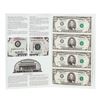 Image 1 : Uncut Sheet of (4) 1995 $5 Federal Reserve Notes