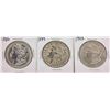 Image 1 : Lot of (3) Assorted Date $1 Morgan Silver Dollar Coins