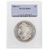 Image 1 : 1884-CC $1 Morgan Silver Dollar Coin PCGS MS65